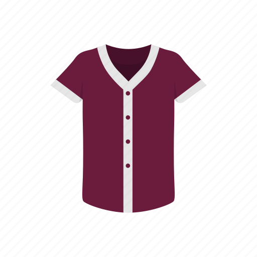 Baseball jersey, clothes, clothing, garment, male shirt, shirt, v-neck icon - Download on Iconfinder
