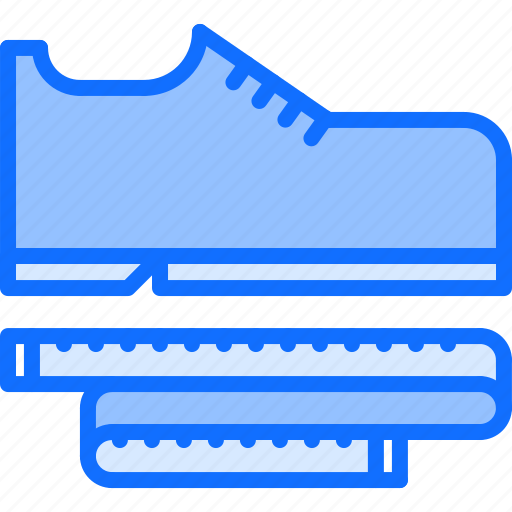 Boot, shoe, measuring, tape, size, shoemaker, workshop icon - Download on Iconfinder