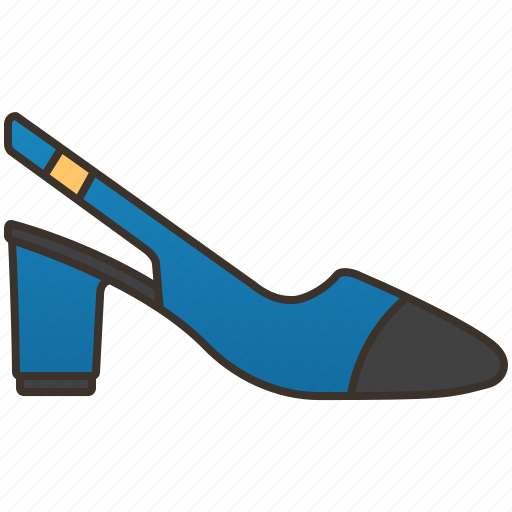 Casual, fashion, footwear, shoes, slingback icon - Download on Iconfinder
