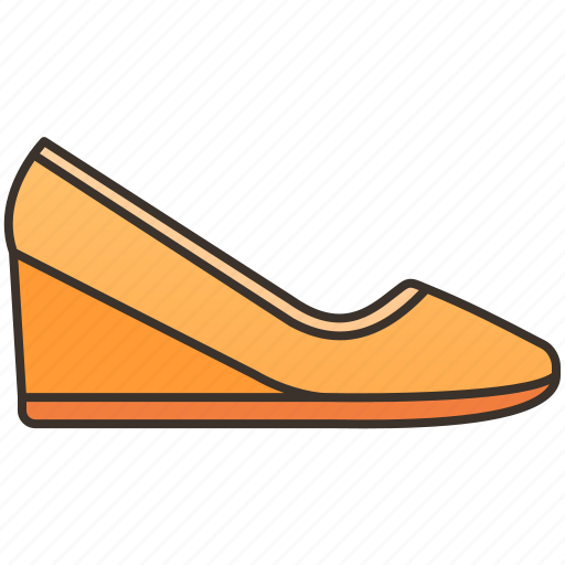 Casual, fashion, footwear, shoes, wedge icon - Download on Iconfinder