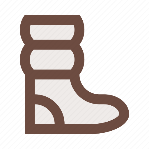 Boot, footwear, high, shoes, warm, winter, woman icon - Download on Iconfinder