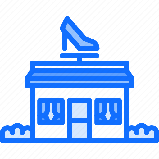 Shoes, building, footwear, fashion, shop icon - Download on Iconfinder