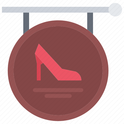 Shoes, signboard, footwear, fashion, shop icon - Download on Iconfinder