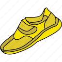 shoe, shoes, yellow, sneaker