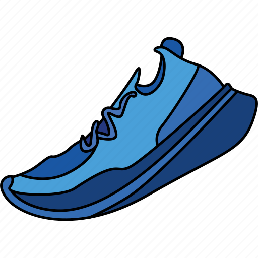 Shoe, shoes, blue, sneakers icon - Download on Iconfinder