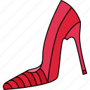 heels, high heels, red, woman, fashion
