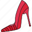 heels, high heels, red, woman, fashion 