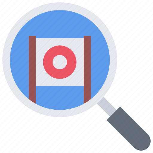 Search, magnifier, target, shooting, range, weapons icon - Download on Iconfinder