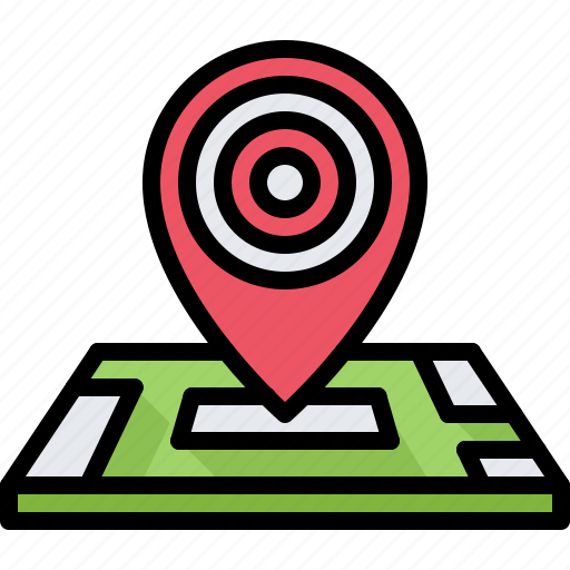 Target, pin, location, map, shooting, range, weapons icon - Download on Iconfinder