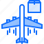 airplane, box, delivery, fast, plane, shop, shopping 