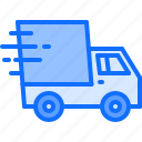 box, car, courier, fast, purchase, speed, truck