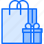 bag, bow, box, gift, purchase, shop, shopping 