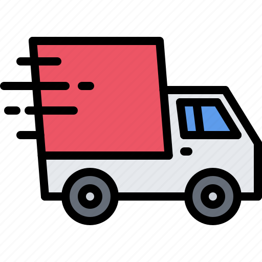 Box, car, courier, fast, purchase, speed, truck icon - Download on Iconfinder