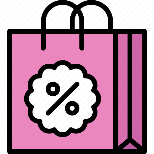 Badge, bag, discount, purchase, sale, shop, shopping icon - Download on Iconfinder