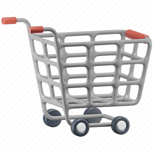 Cart, shop, buy, trolley 3D illustration - Download on Iconfinder