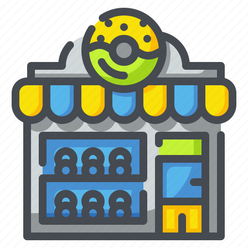 Bakery, dessert, donut, doughnut, shop, store, sweets icon - Download on Iconfinder