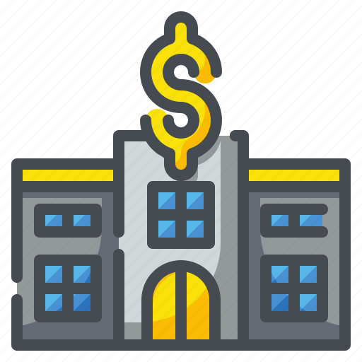 Building, commerce, dollar, exchange, money, pawn, shop icon - Download on Iconfinder