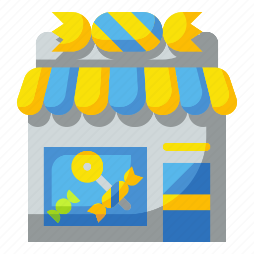 Building, candy, dessert, shop, store, sugar, sweet icon - Download on Iconfinder