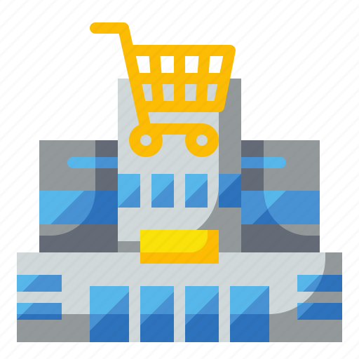 Building, center, mall, shop, shopping, store, supermarket icon - Download on Iconfinder