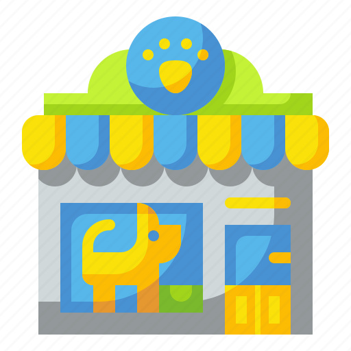 Animal, building, cat, dog, pet, shop, store icon - Download on Iconfinder