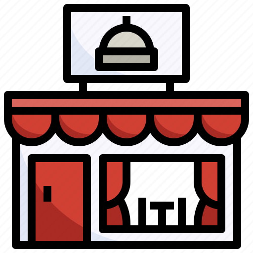 Bistro, shop, building, food, restaurant icon - Download on Iconfinder