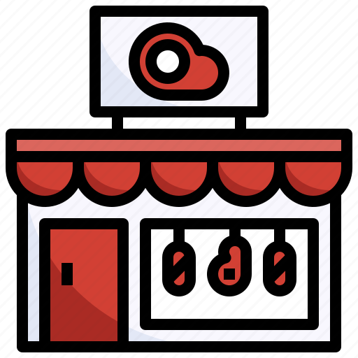 Butcher, shop, building, store, city icon - Download on Iconfinder