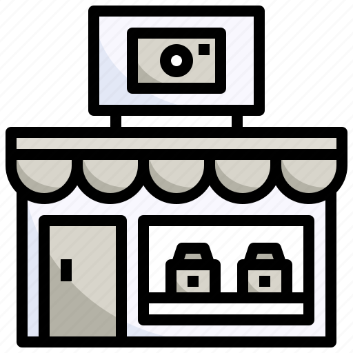 Camera, shop, architecture, city, building icon - Download on Iconfinder