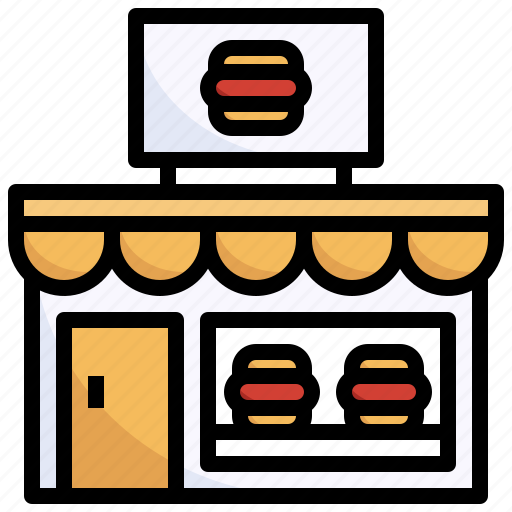 Fast, food, hamburger, sandwich, shop icon - Download on Iconfinder