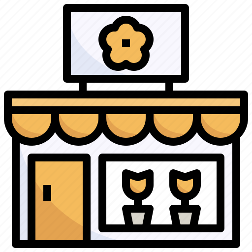 Flower, shop, florist, store, city icon - Download on Iconfinder