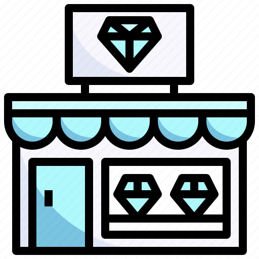 Jewelry, shop, architecture, city, building icon - Download on Iconfinder