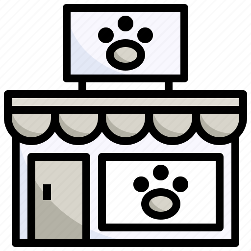 Pet, shop, store, animal, buildings icon - Download on Iconfinder