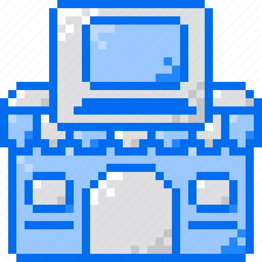 Computer, pixelart, art, game, dot, electric icon - Download on Iconfinder