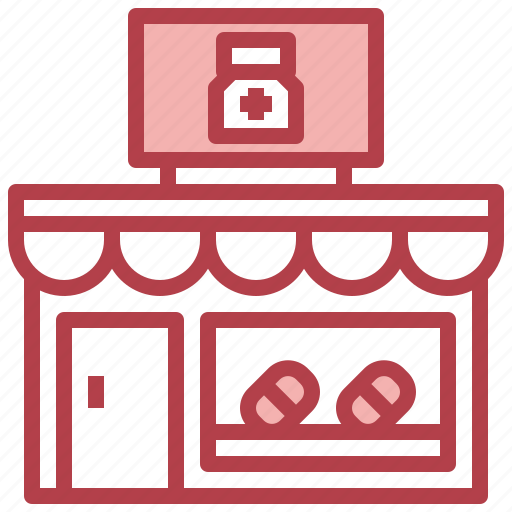 Pharmacy, medicine, pills, city, medical icon - Download on Iconfinder