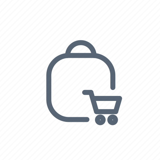 Bag, shop, shope, suitcase, trolley icon - Download on Iconfinder