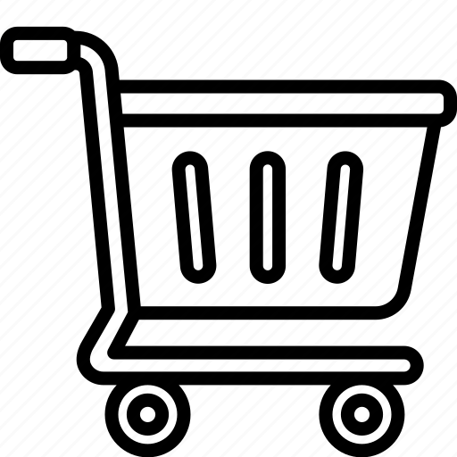 Basket, lineal, sale, shop, shopping, trolley icon - Download on Iconfinder