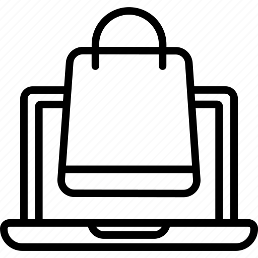 Lineal, marketplace, online, onlineshop, sale, sales, shoping bag icon - Download on Iconfinder