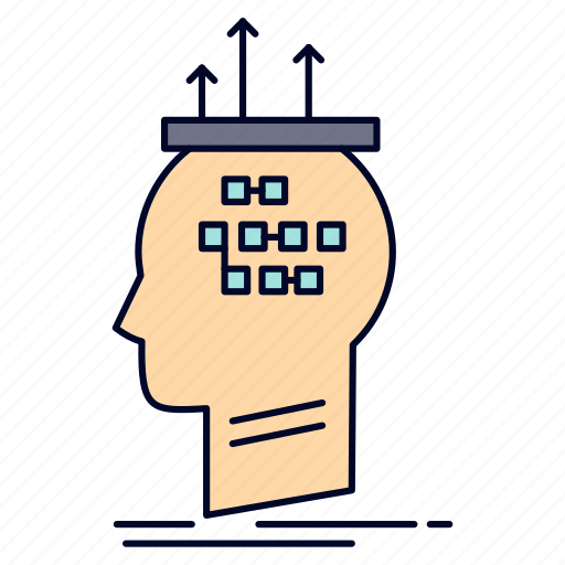 Algorithm, brain, conclusion, process, thinking icon - Download on Iconfinder