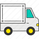 delivery, shipping, transport, truck, vehicle