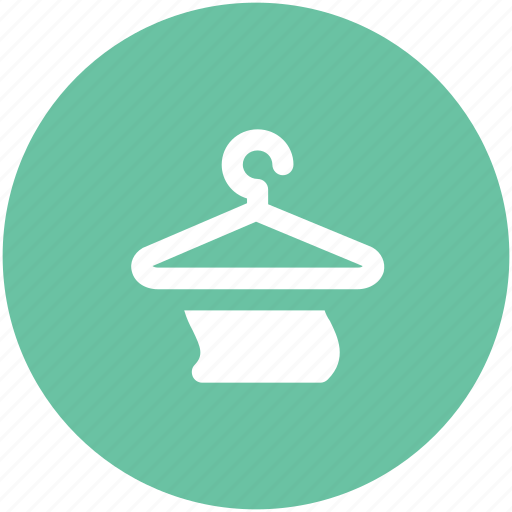 Cloth hanger, fashion, hanger, tailoring accessory, taylor, towel, wardrobe icon - Download on Iconfinder