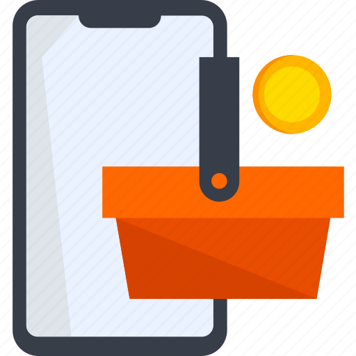 Add, basket, coin, ecommerce, phone, shop, shopping icon - Download on Iconfinder