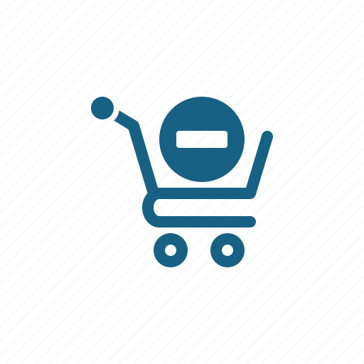 Cart, minus, shopping, shopping cart, subtract icon - Download on Iconfinder