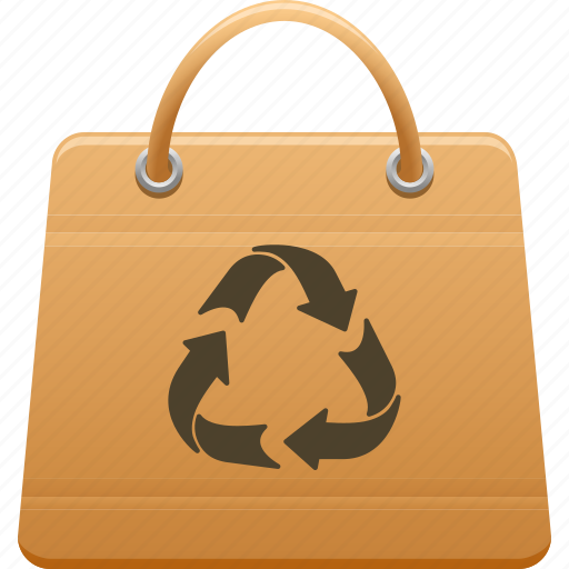 Bag, paper bag, recycle, shopping, shopping bag icon - Download on Iconfinder