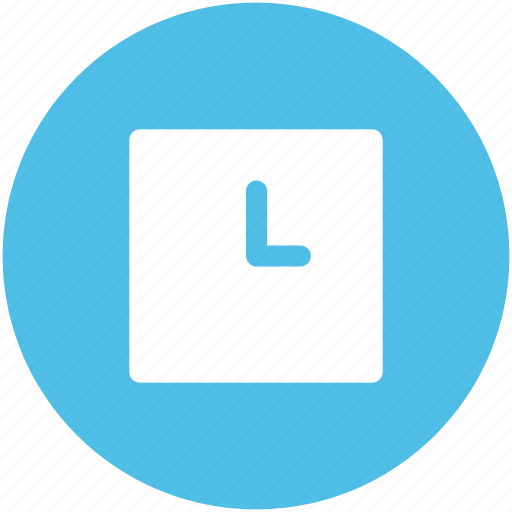 Clock, square, time, time keeper, timer, wall clock, watch icon - Download on Iconfinder