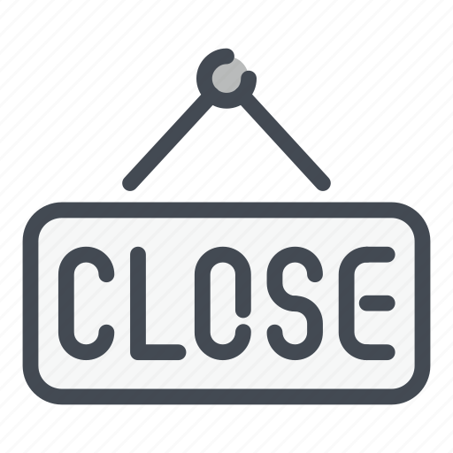 Close, door, sign icon - Download on Iconfinder