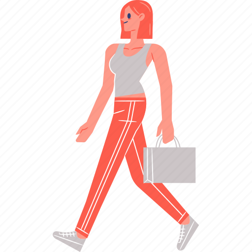 Shopping, girl, teenager, happy, sale icon - Download on Iconfinder