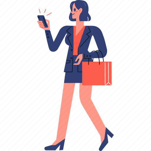 Shopping, woman, worker, sale icon - Download on Iconfinder