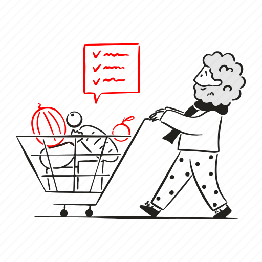 Shopped, store, cart, buy, market, ecommerce, sale illustration - Download on Iconfinder