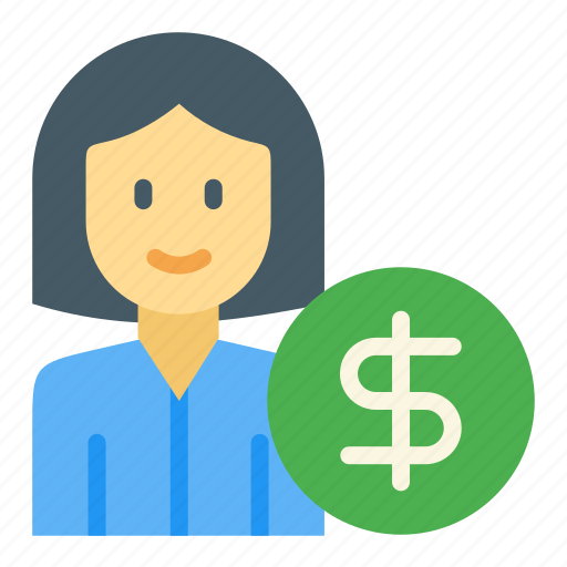 Buyer, woman, accountant, client, customer, user, investor icon - Download on Iconfinder