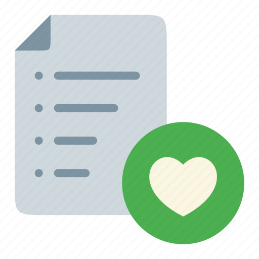 Wishlist, list, add to favorites, button, like, love, checklist icon - Download on Iconfinder