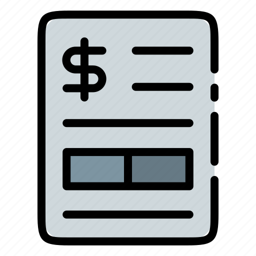 Invoice, bill, receipt, payment, bookeeping, fiscal, purchase icon - Download on Iconfinder